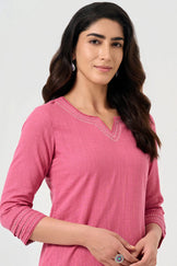 Surplus: Roza Zara Candy Pink Kurta