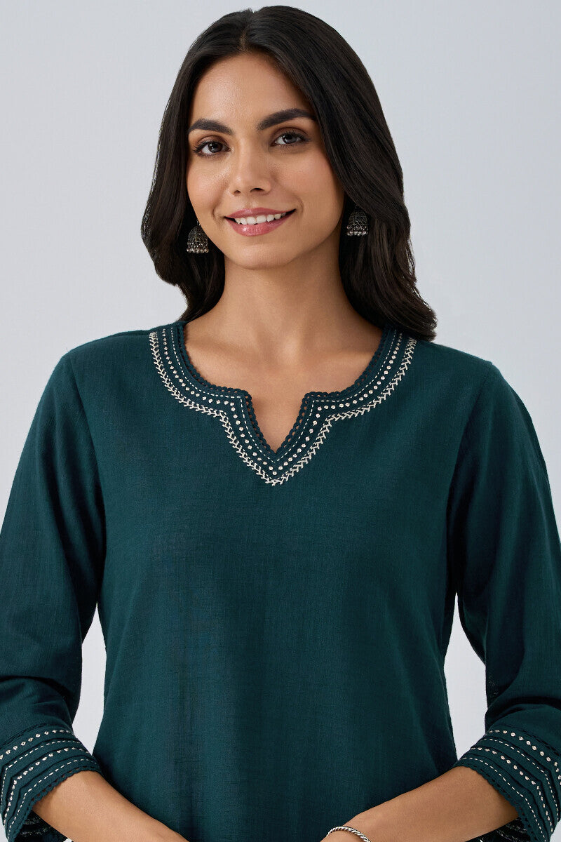 Roza Jannat Dark Blue Kurta