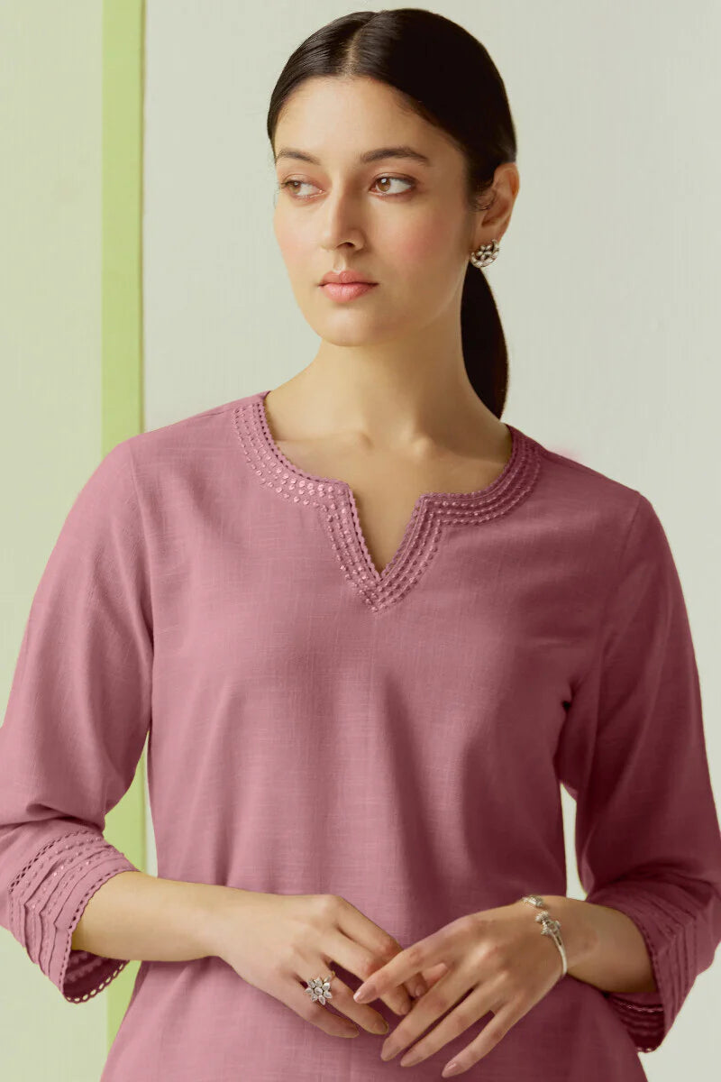 Surplus: Roza Zara Mauve Kurta