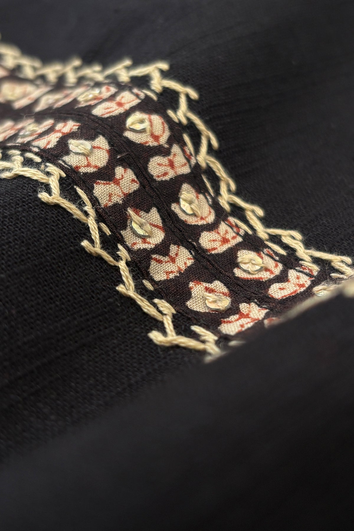 Sehra Dahlia Bagru Kurta
