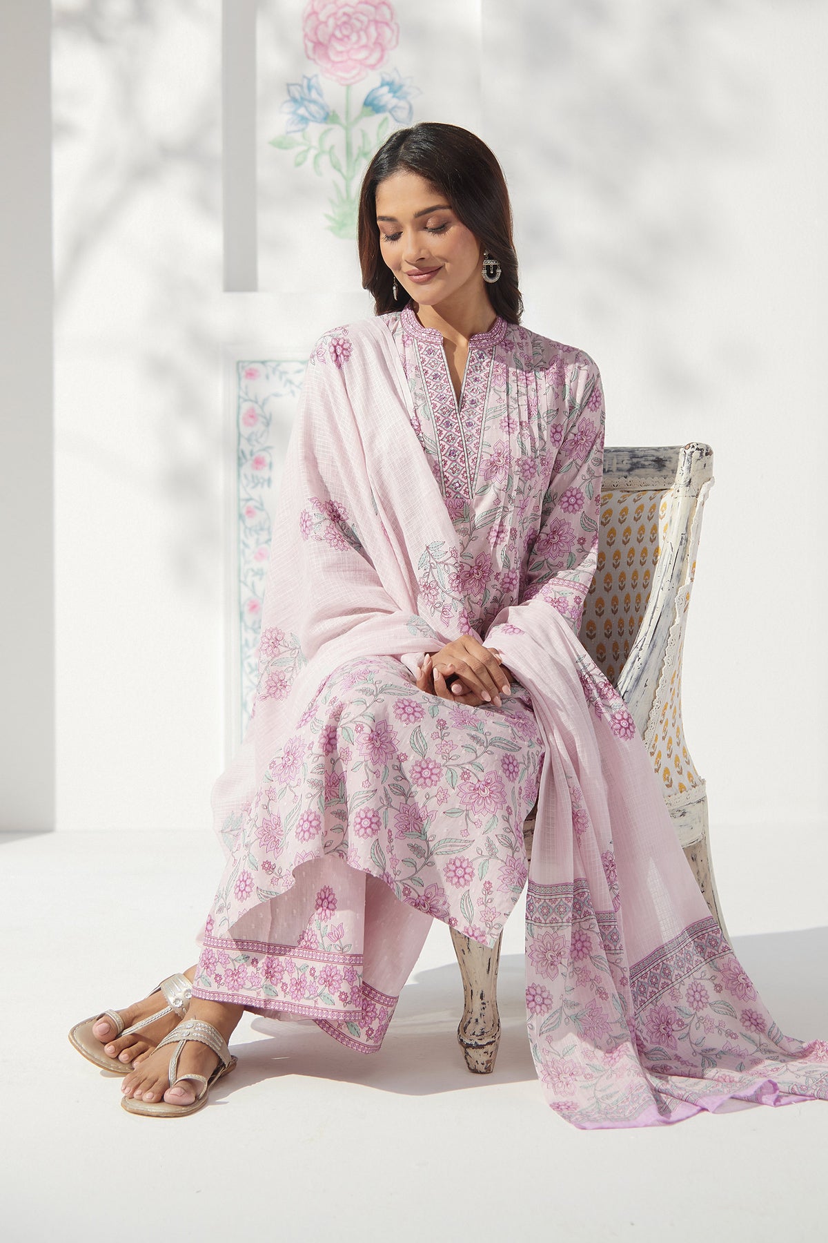 Gulbahar Mahi Sanganeri Dupatta