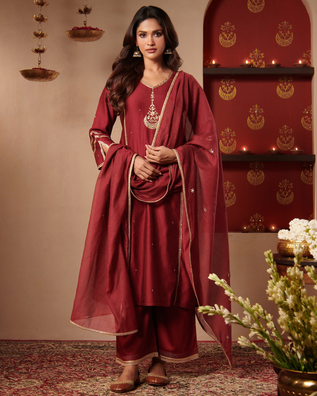 Roshanara Meher Ruby Red Farsi
