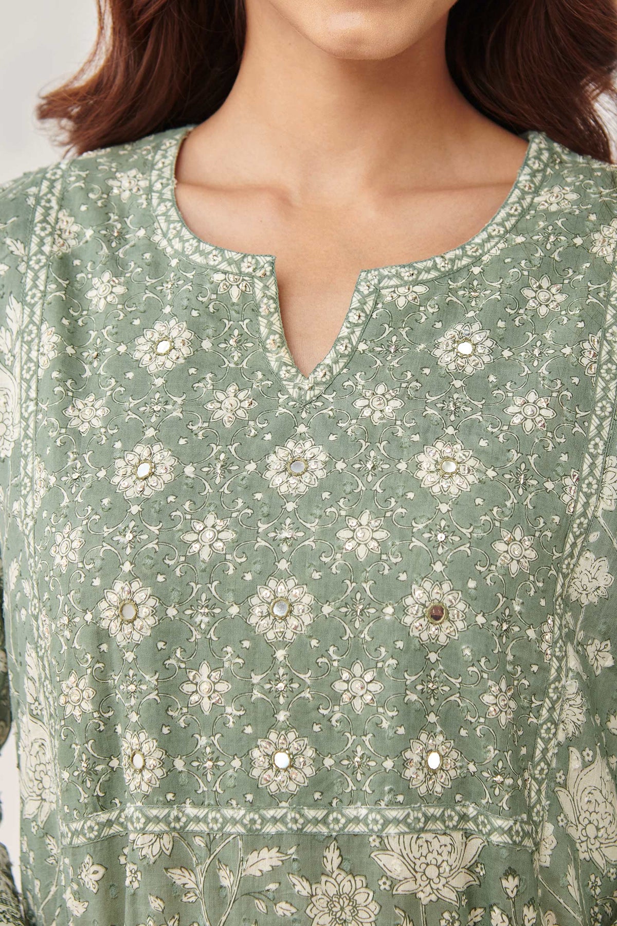 Gulbarg Faheeza Sanganeri Kaftan