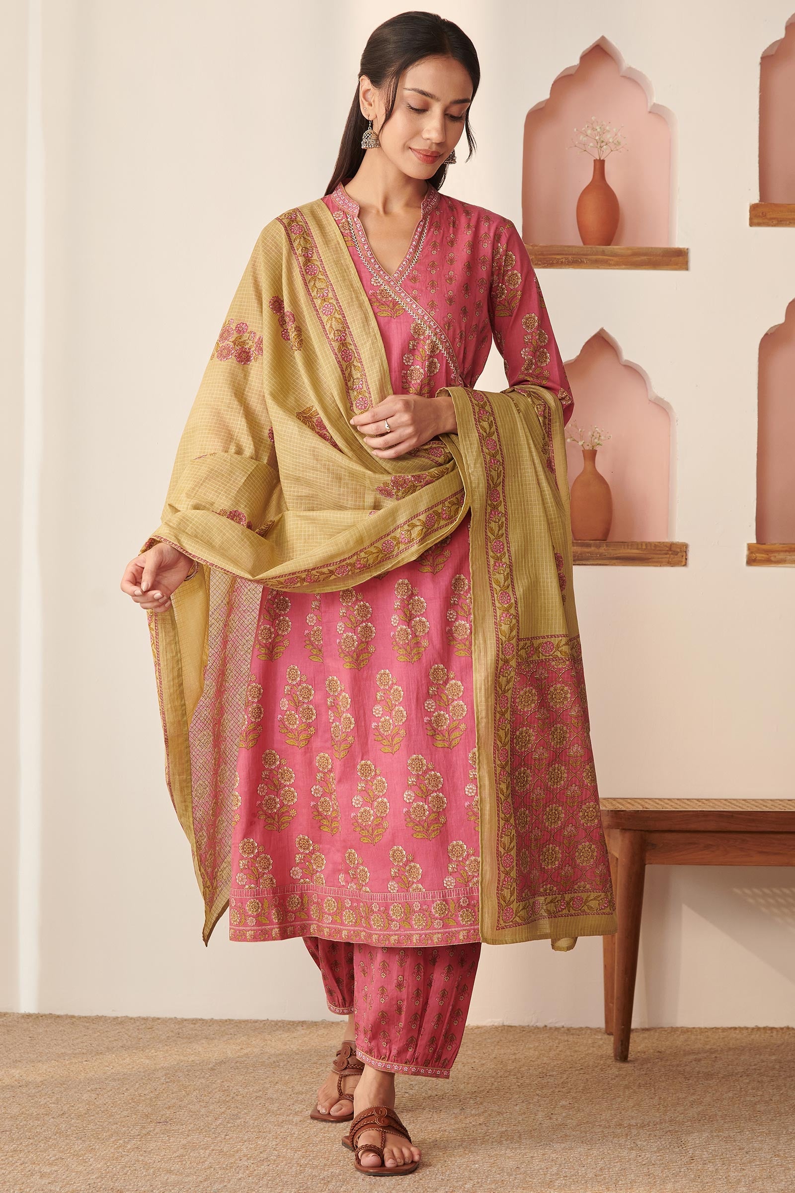 Gauhar Zaaida Sanganeri Dupatta
