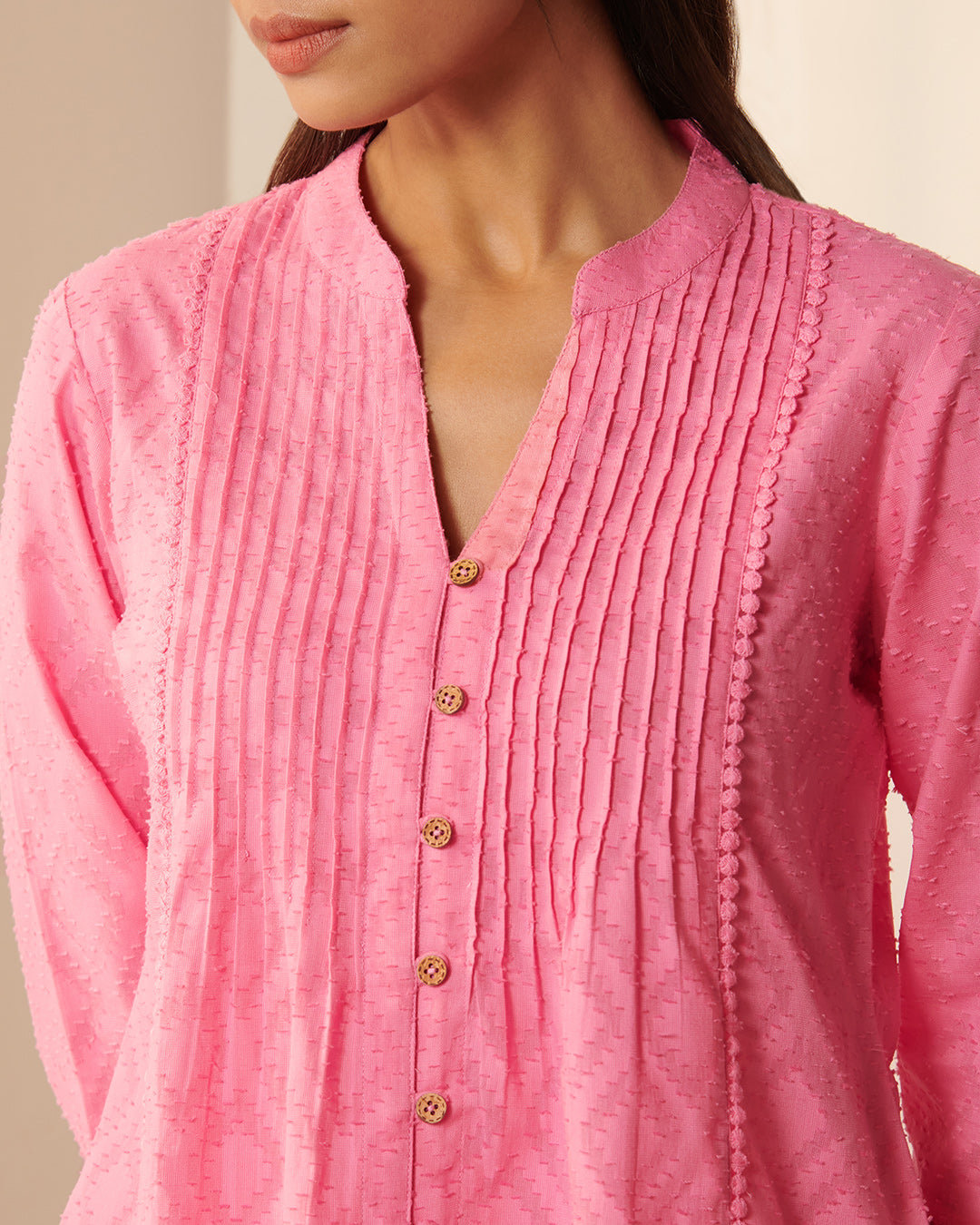 Roza Yasmin Strawberry Pink Top