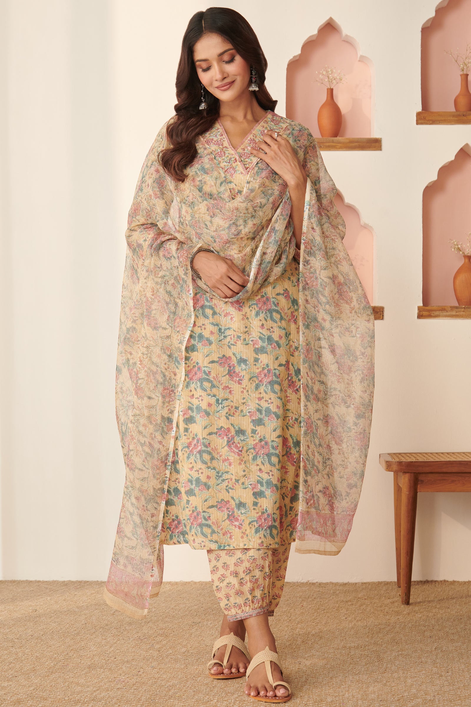 Nasrine Zarina Sanganeri Dupatta
