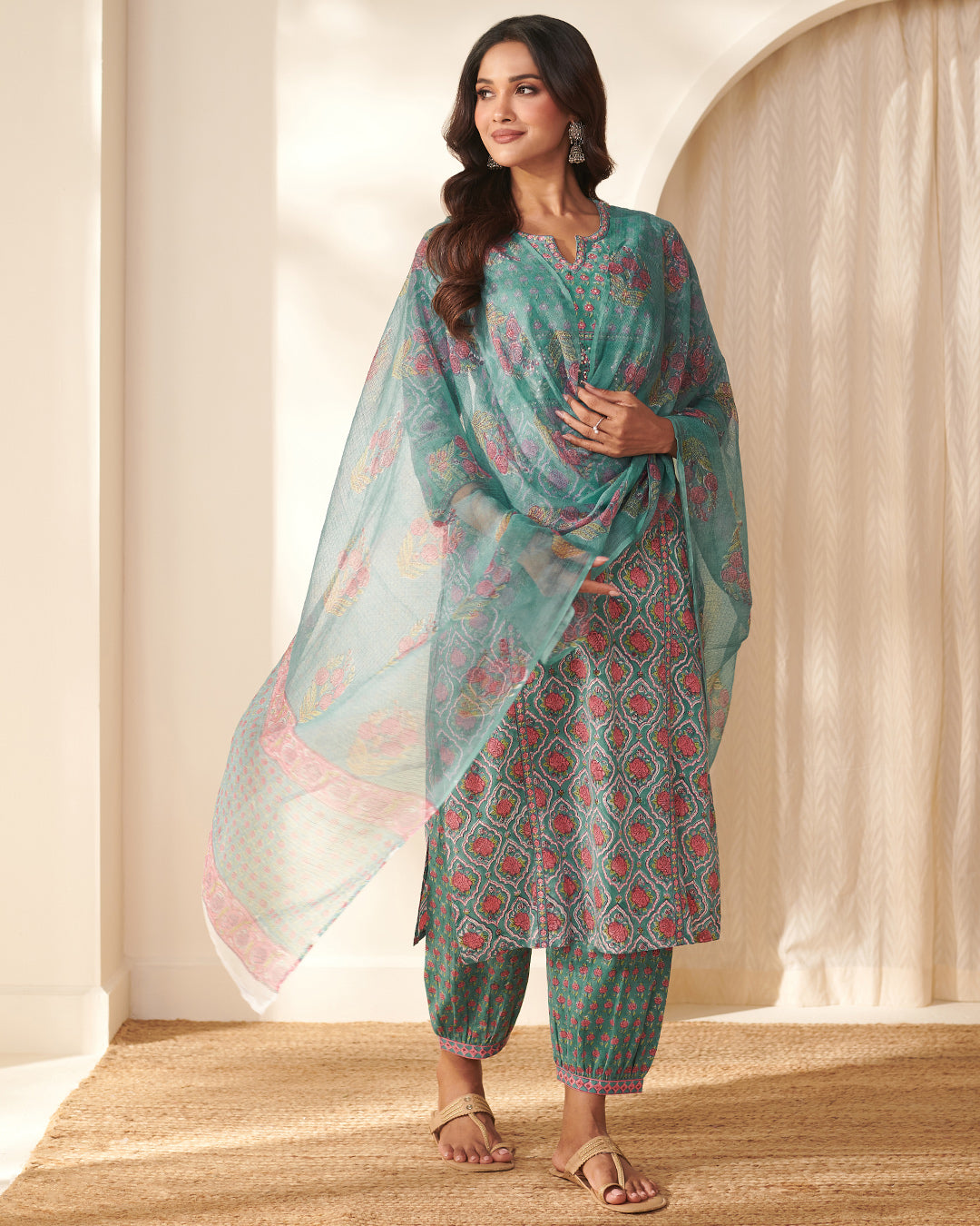 Roz Meher Rabia Sanganeri Dupatta