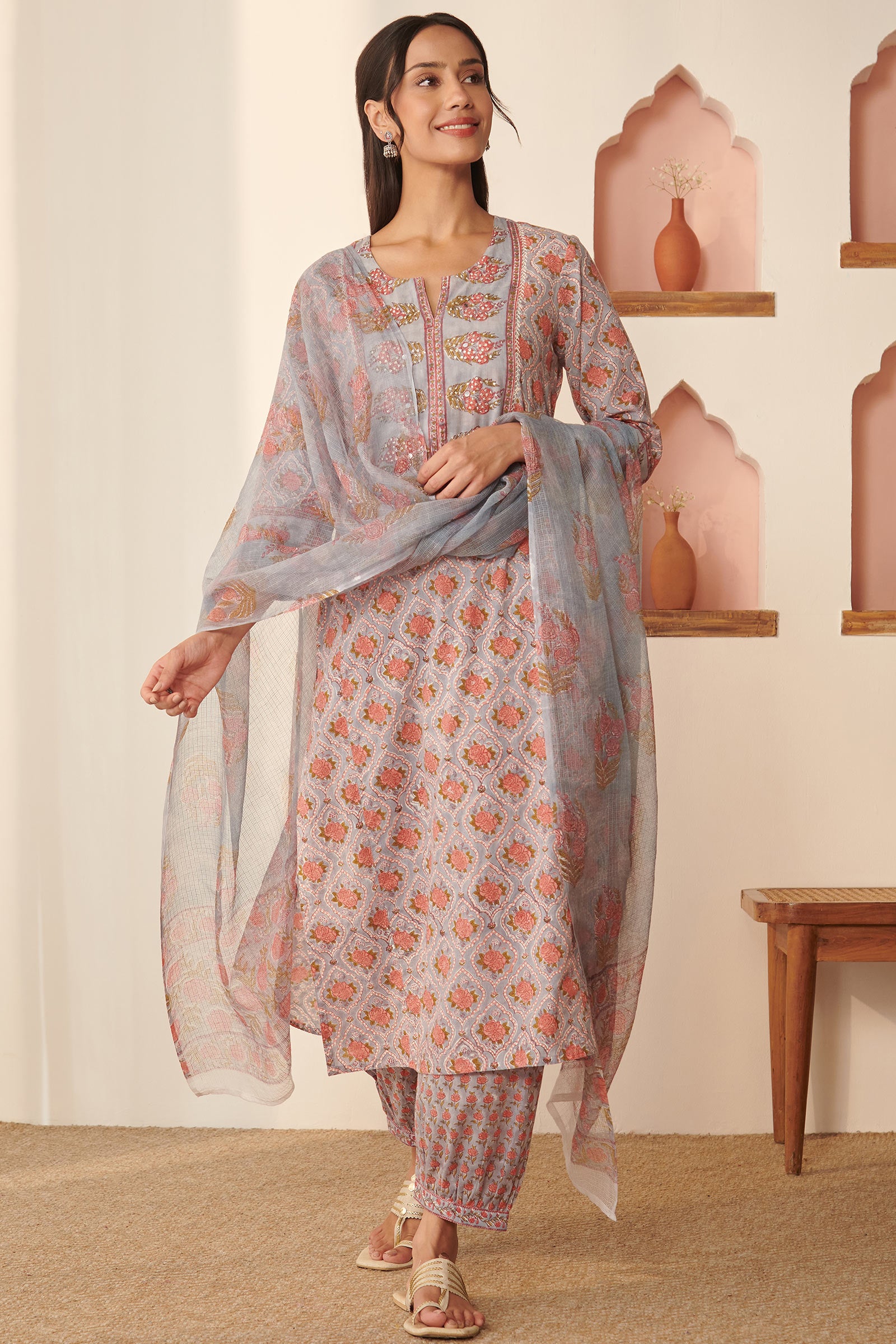 Roz Meher Sabrina Sanganeri Dupatta