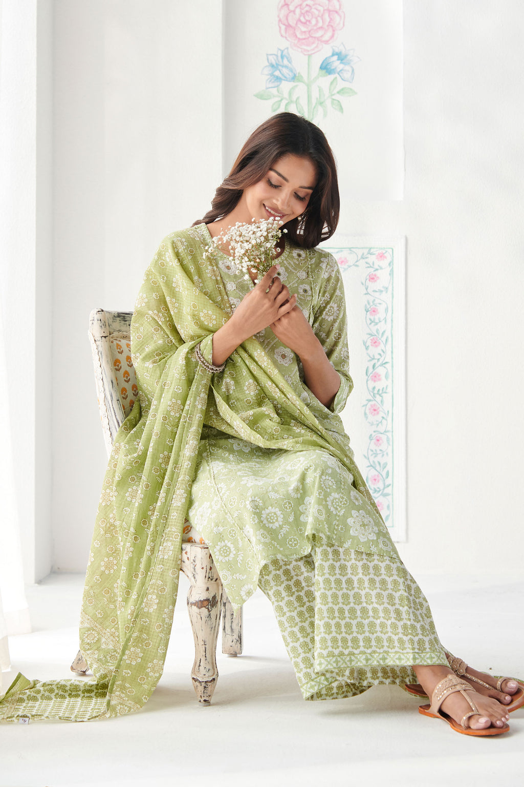 Surplus: Gulbahar Firosa Sanganeri Dupatta