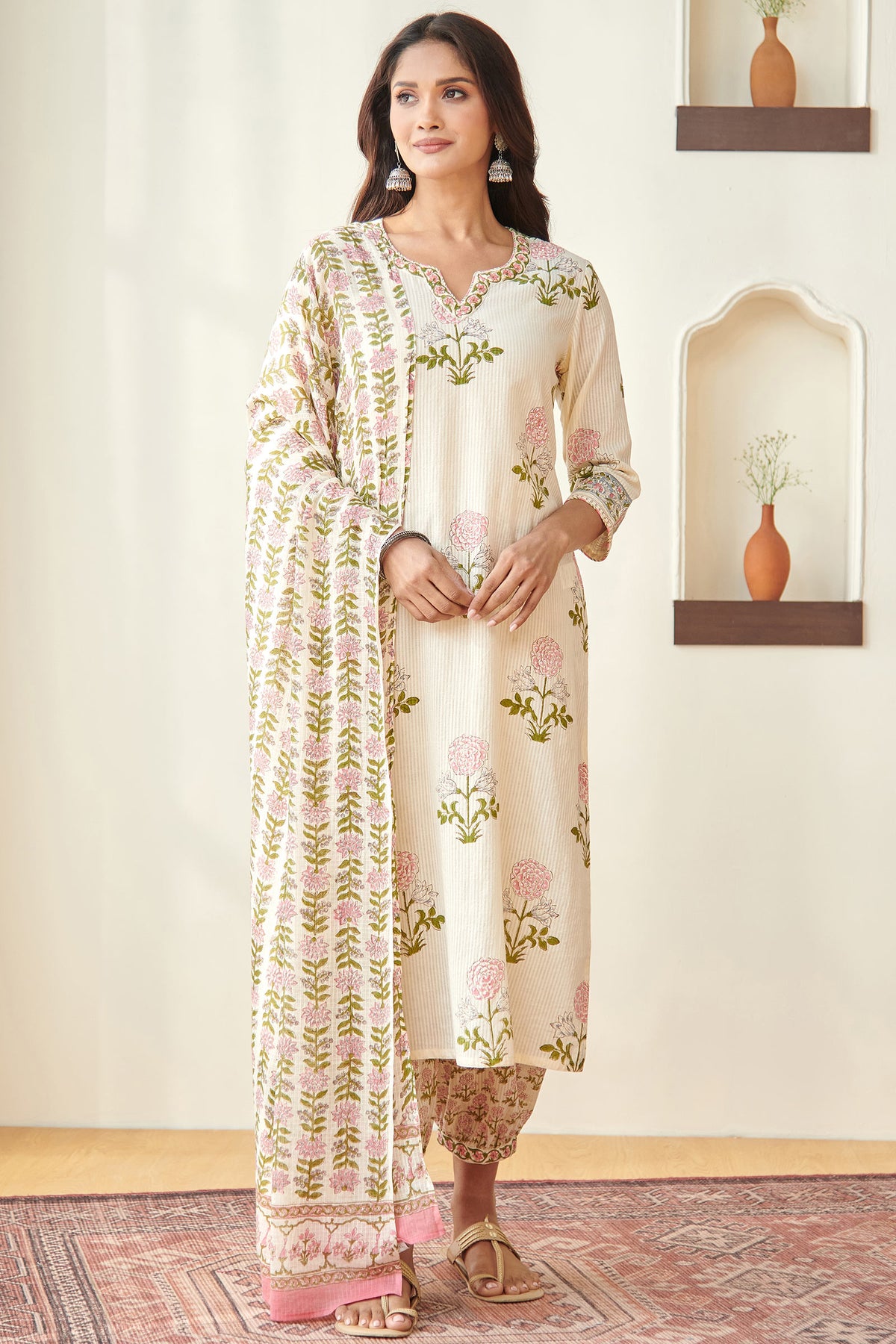 Nasrine Mahek Sanganeri Izhaar Pants