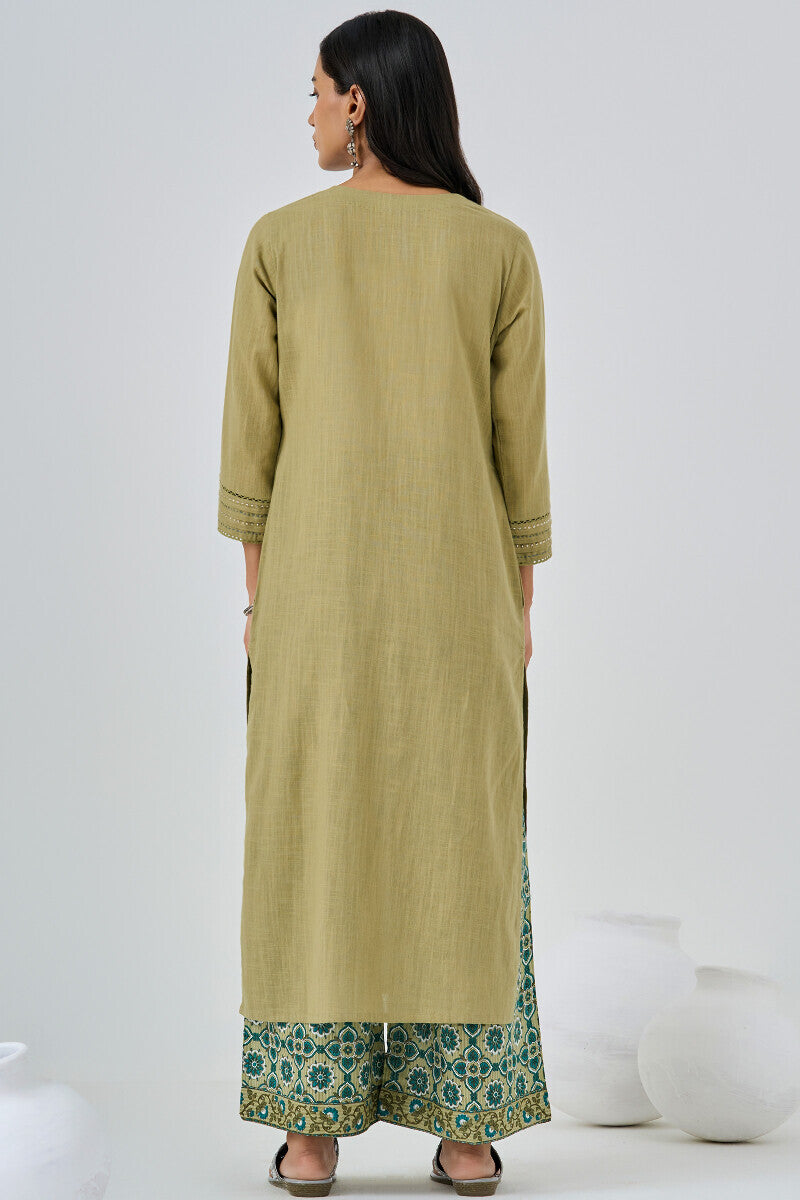 Roza Seerat Sage Green Kurta
