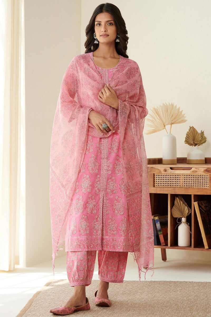 Gulshan Bagh Siya Sanganeri Kurta