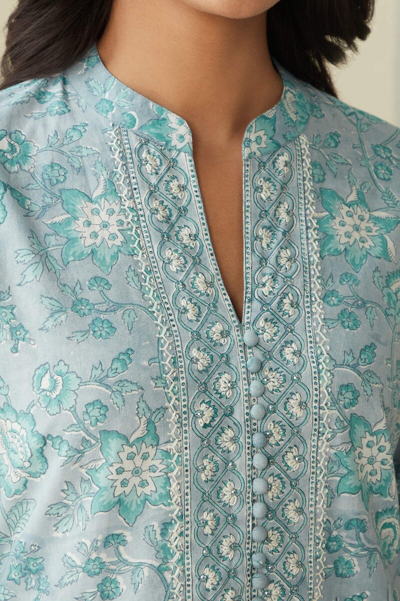 Isfahan Nasrin Sanganeri Kurta