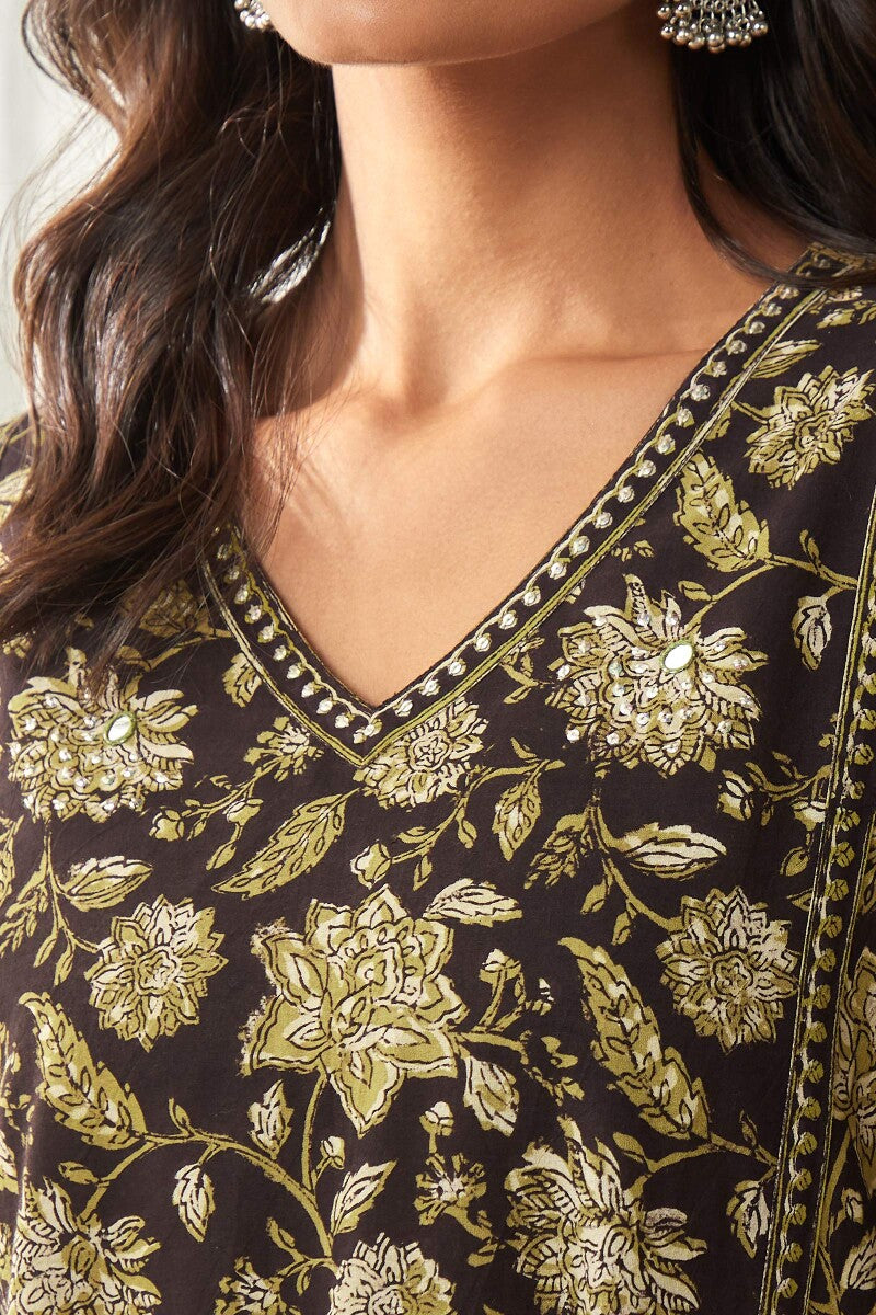 Sehra Kiara Bagru Kurta