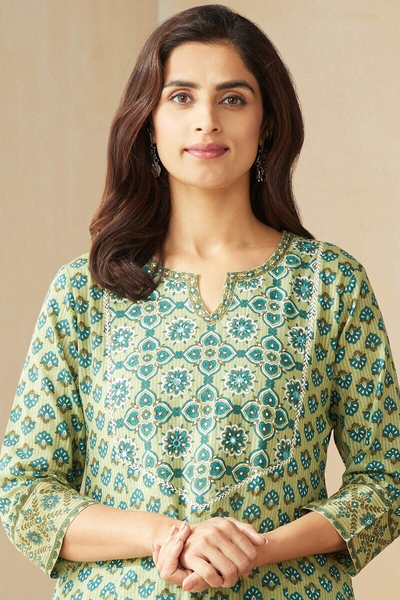 Gauhar Siya Sanganeri Kurta