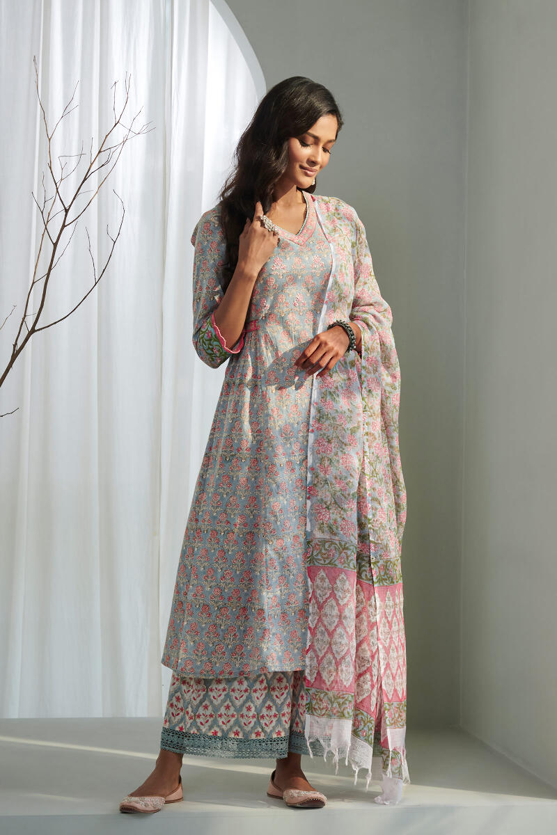 Nasrine Ziah Sanganeri Kurta