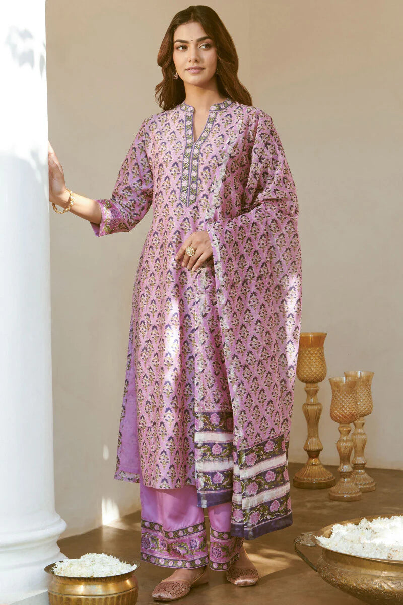 Mehrunissa Sahira Chanderi Kurta