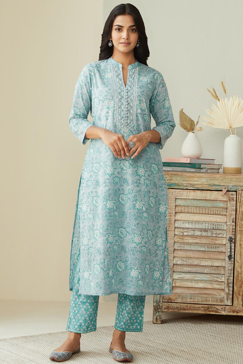 Isfahan Nasrin Sanganeri Kurta