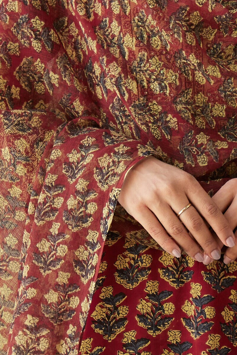 Sehra Sameera Bagru Dupatta
