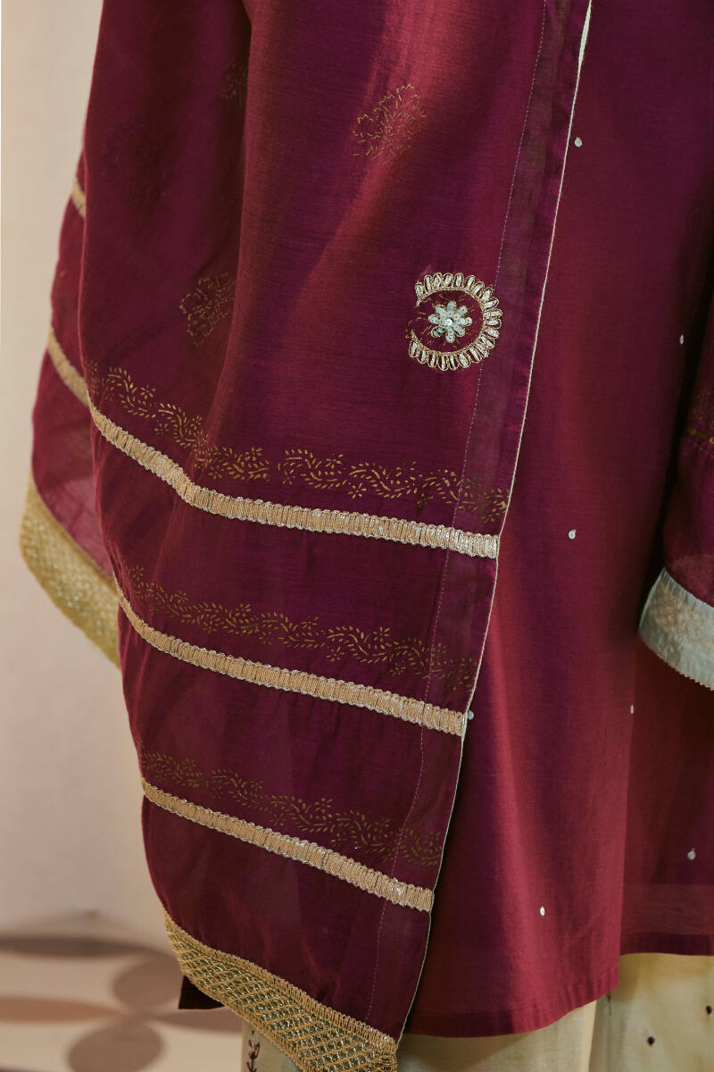 Nazma Shaheena Chanderi Dupatta