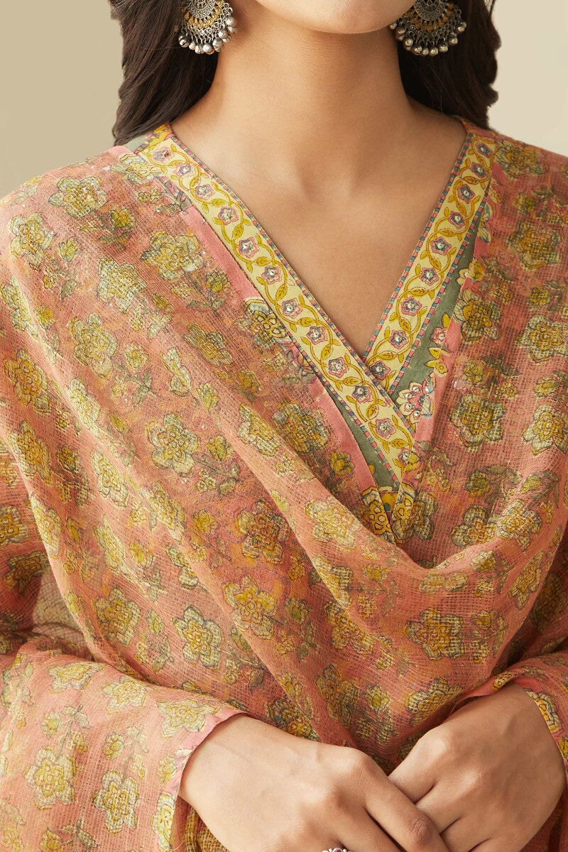 Gulzar Suhana Sanganeri Kota Dupatta