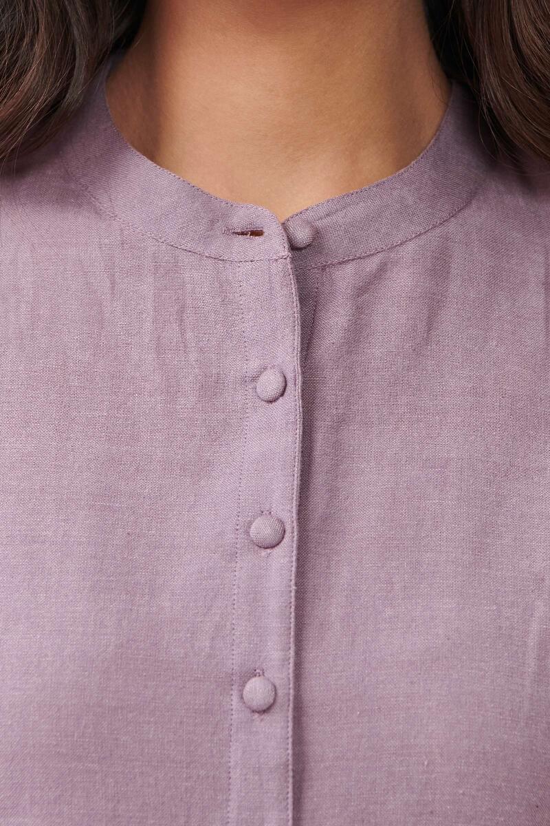 Roza Jannat Purple Handloom Loungewear Set