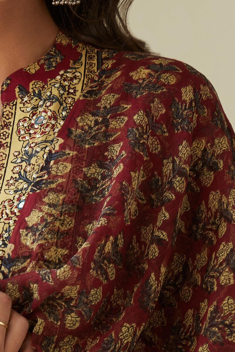 Sehra Sameera Bagru Dupatta