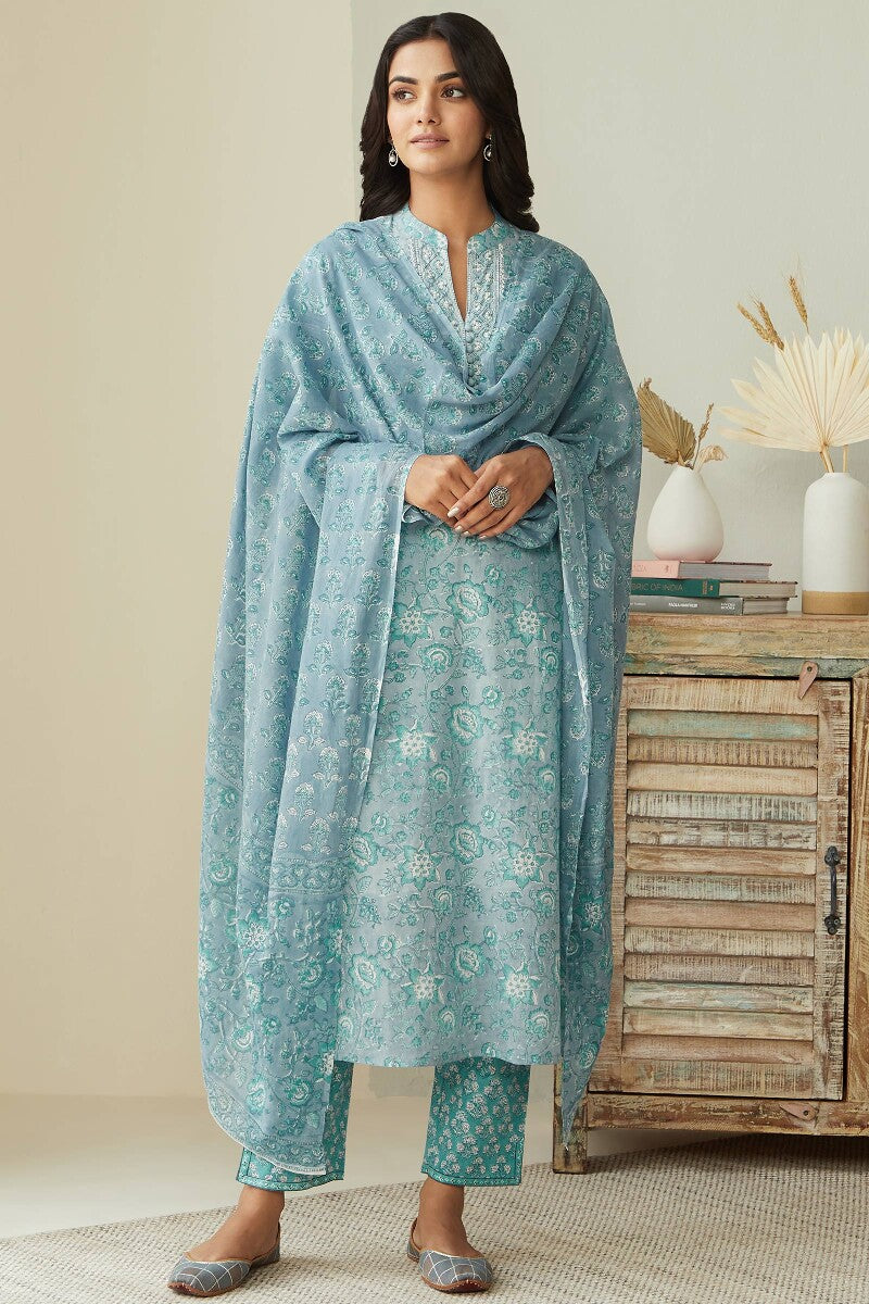 Isfahan Nasrin Sanganeri Dupatta