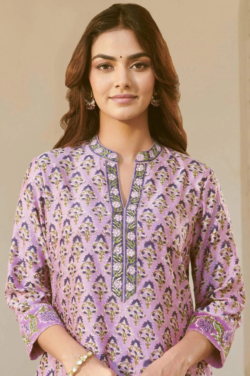 Mehrunissa Sahira Chanderi Kurta