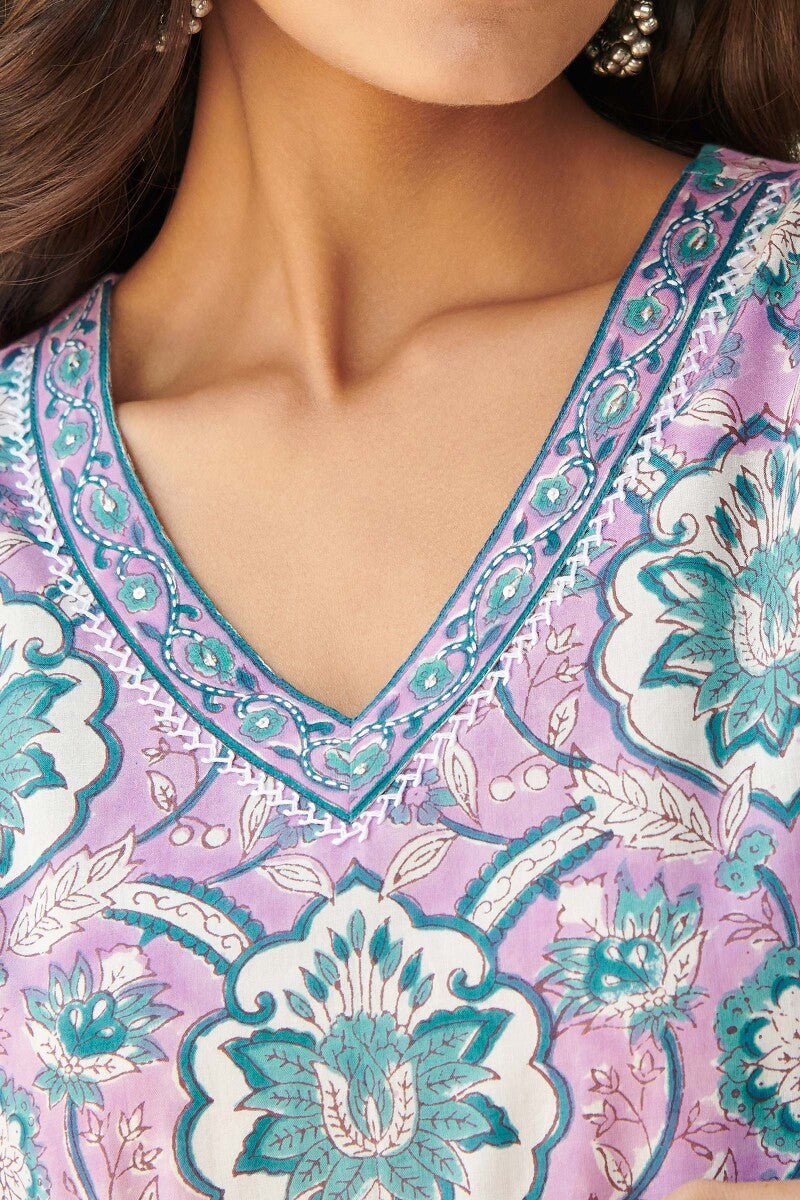 Roz Meher Faizah Sanganeri Kurta