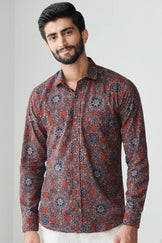 Zaid Fahad Ajrak Shirt