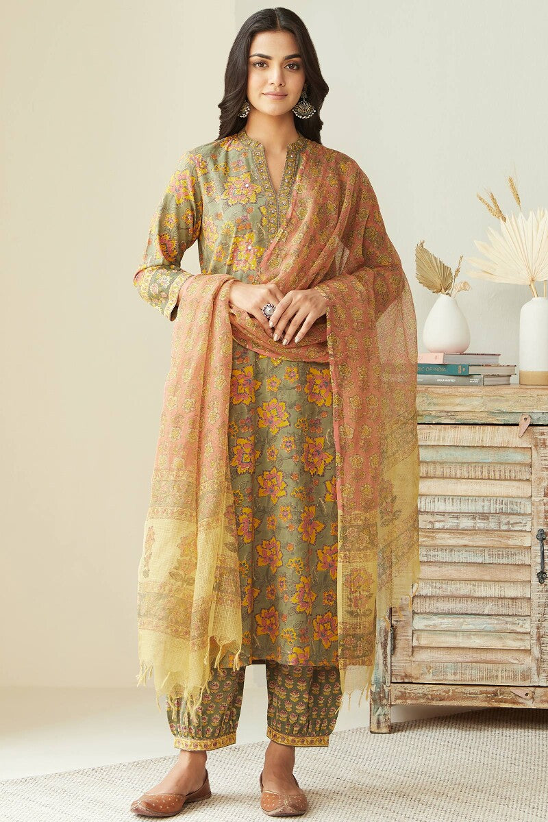 Gulzar Suhana Sanganeri Kota Dupatta