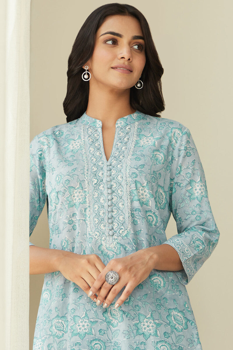 Isfahan Nasrin Sanganeri Kurta