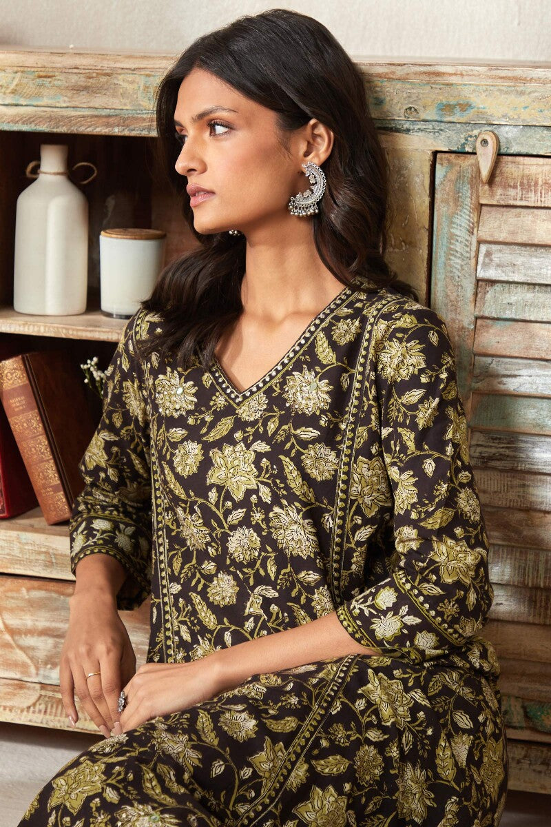 Sehra Kiara Bagru Kurta