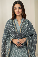 Sehra Faiza Dabu Chanderi Dupatta