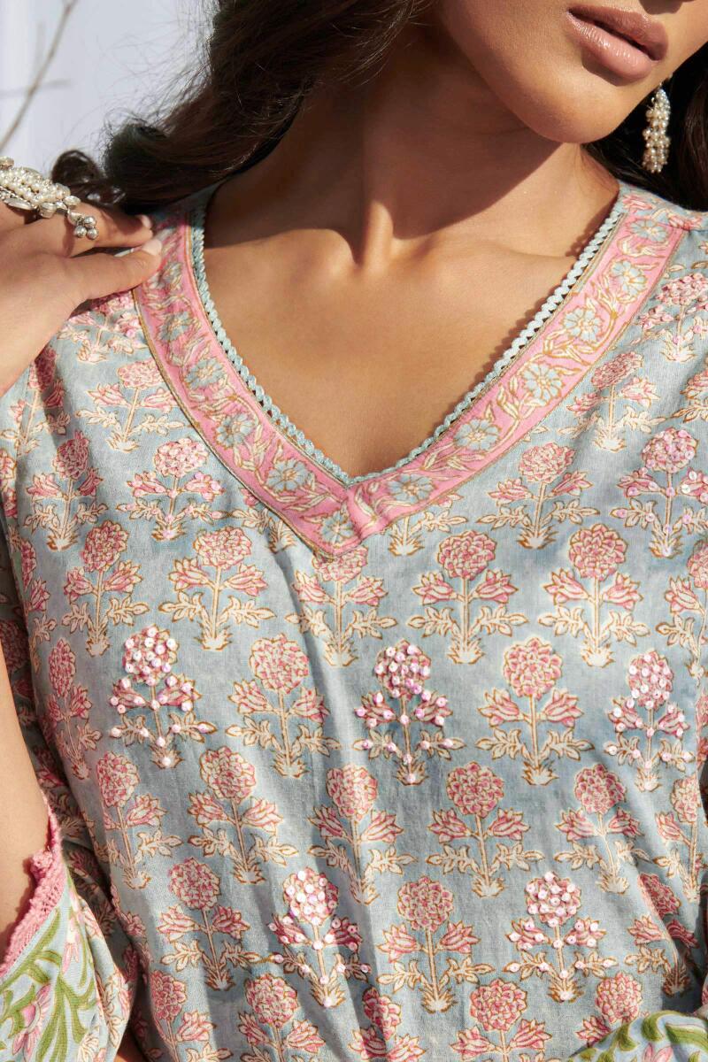 Nasrine Ziah Sanganeri Kurta