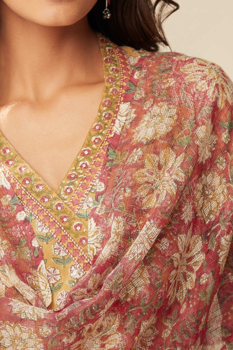 Gulshan Bagh Farah Sanganeri Kota Dupatta