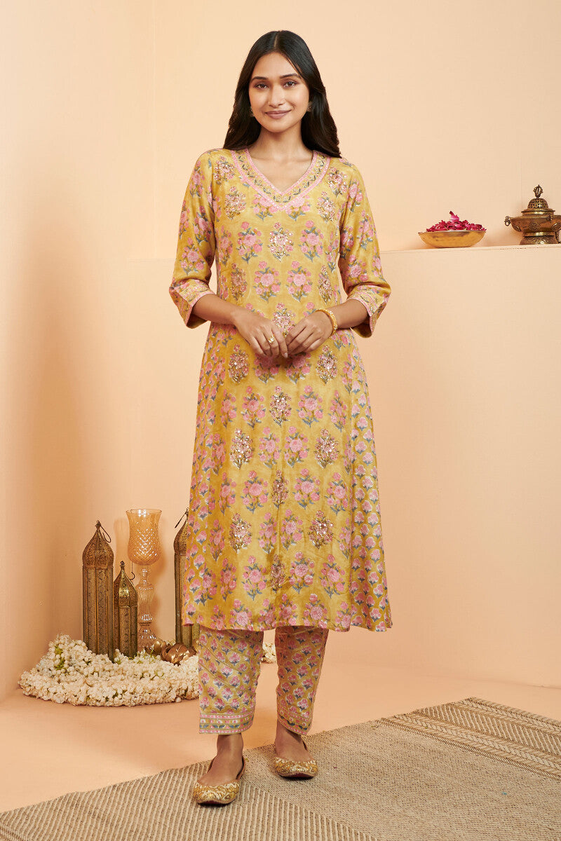 Shirin Kiara Sanganeri Modal Kurta