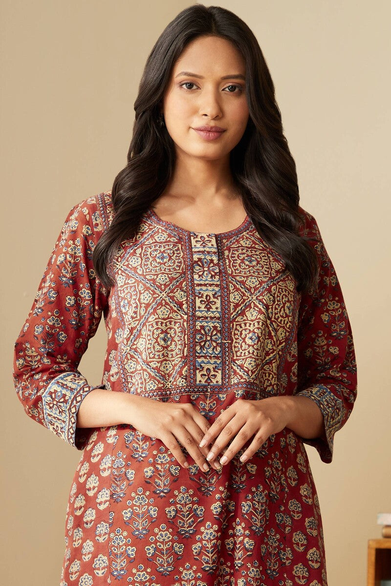 Sehra Raha Bagru Kaftan