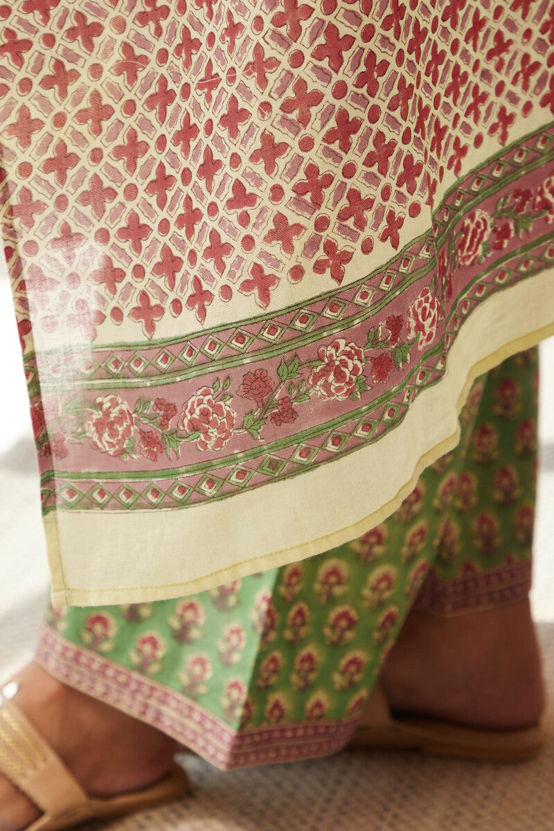 Gulshan Bagh Sahana Sanganeri Dupatta