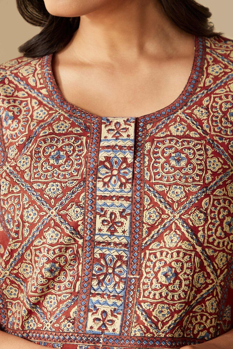 Sehra Raha Bagru Kaftan