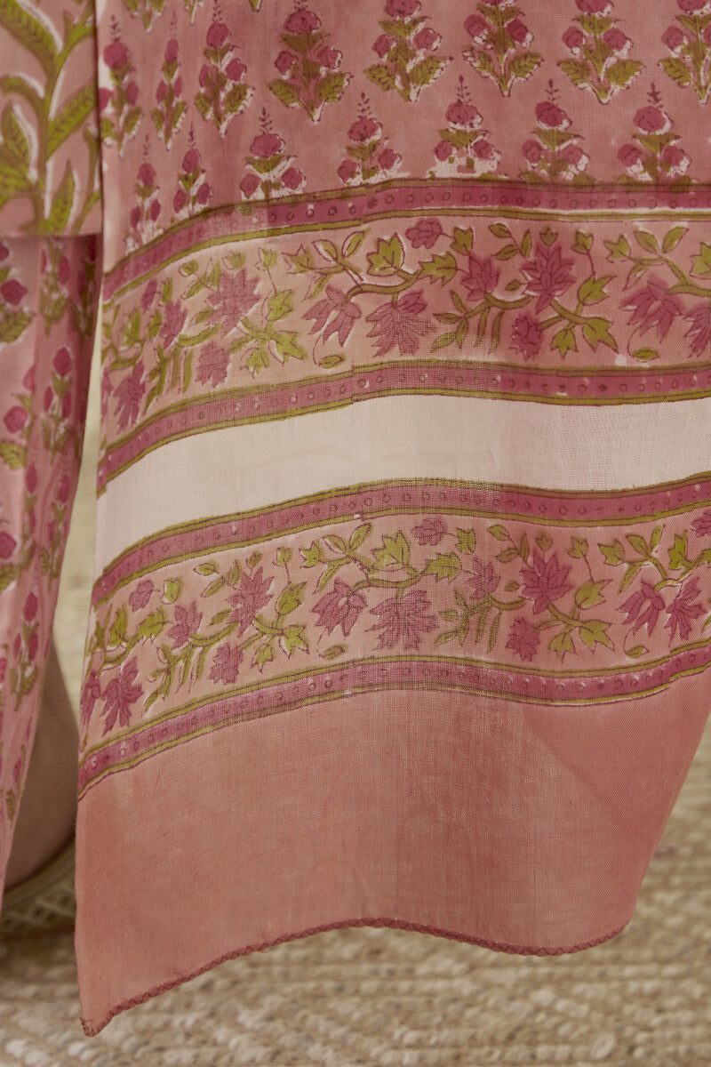 Gauhar Layla Pink Sanganeri Dupatta