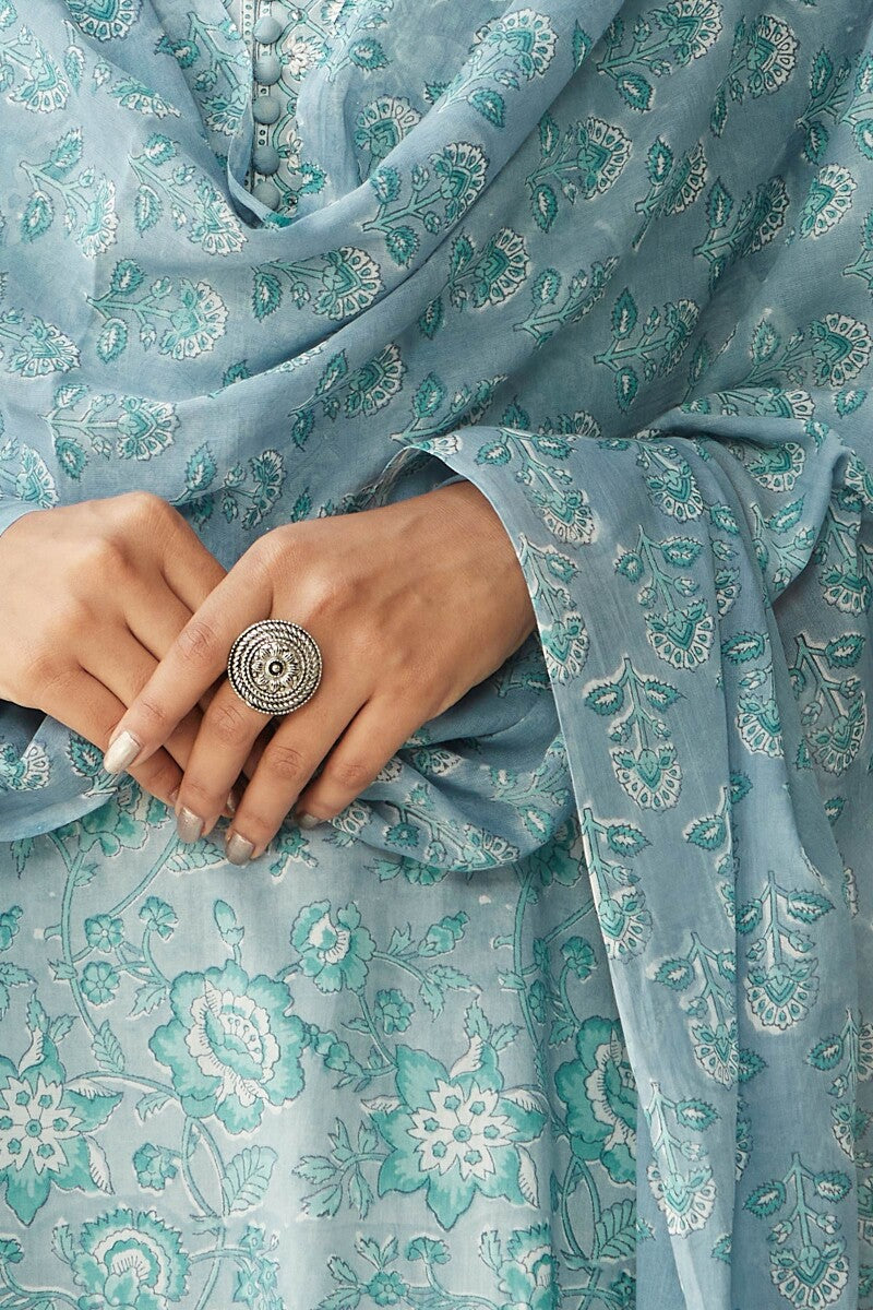 Isfahan Nasrin Sanganeri Dupatta