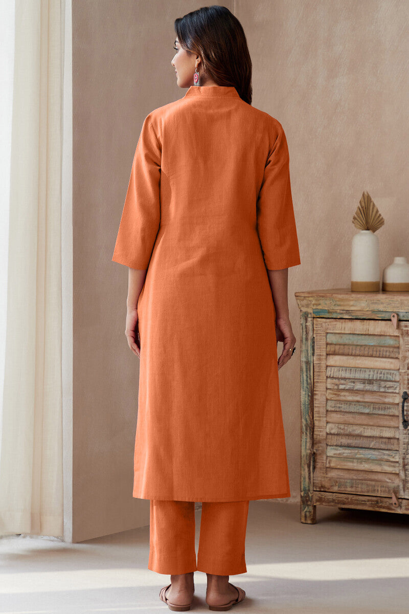 Roza Seher Burnt Orange Kurta
