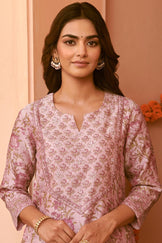 Mehrunissa Samira Chanderi Kurta