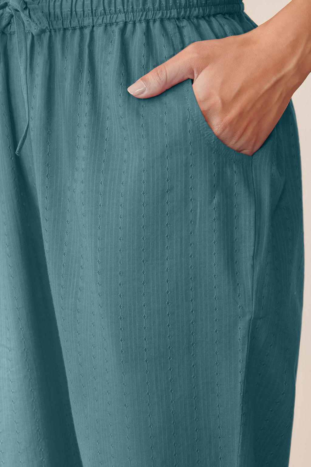 Roza Azarin Vintage Blue Narrow Pants