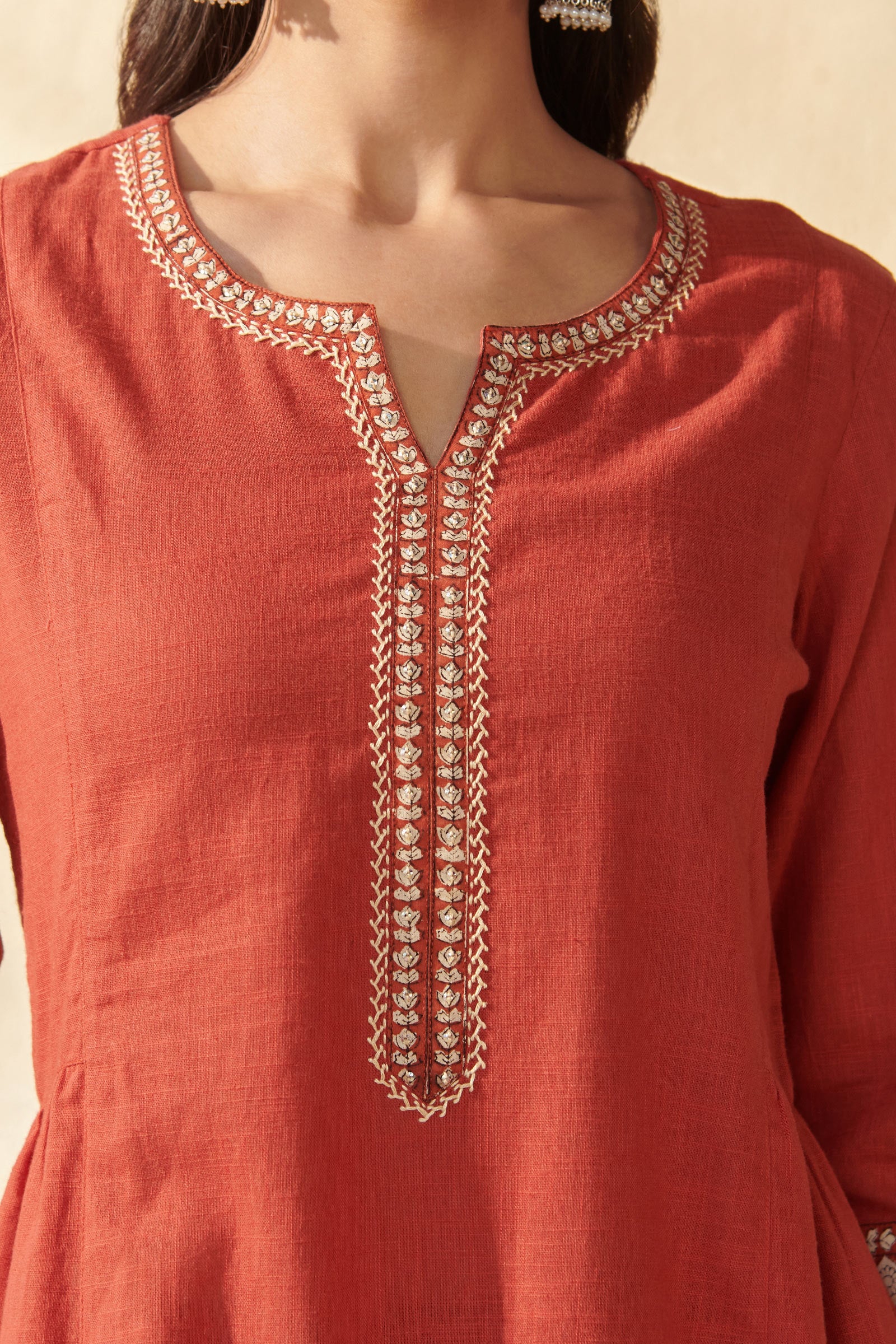 Surplus: Sehra Zeinab Bagru Kurta