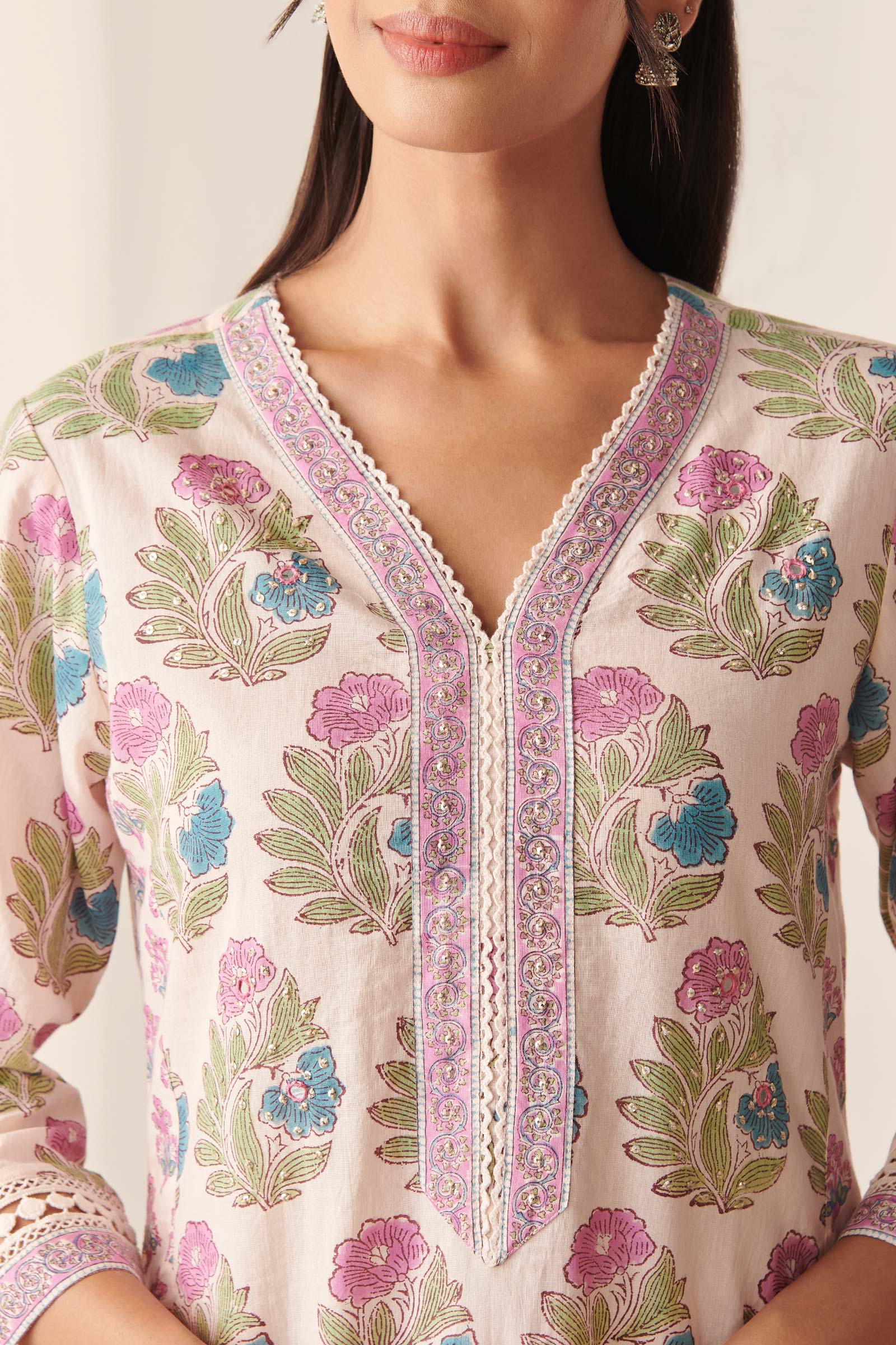 Gulbarg Fareena Sanganeri Kurta
