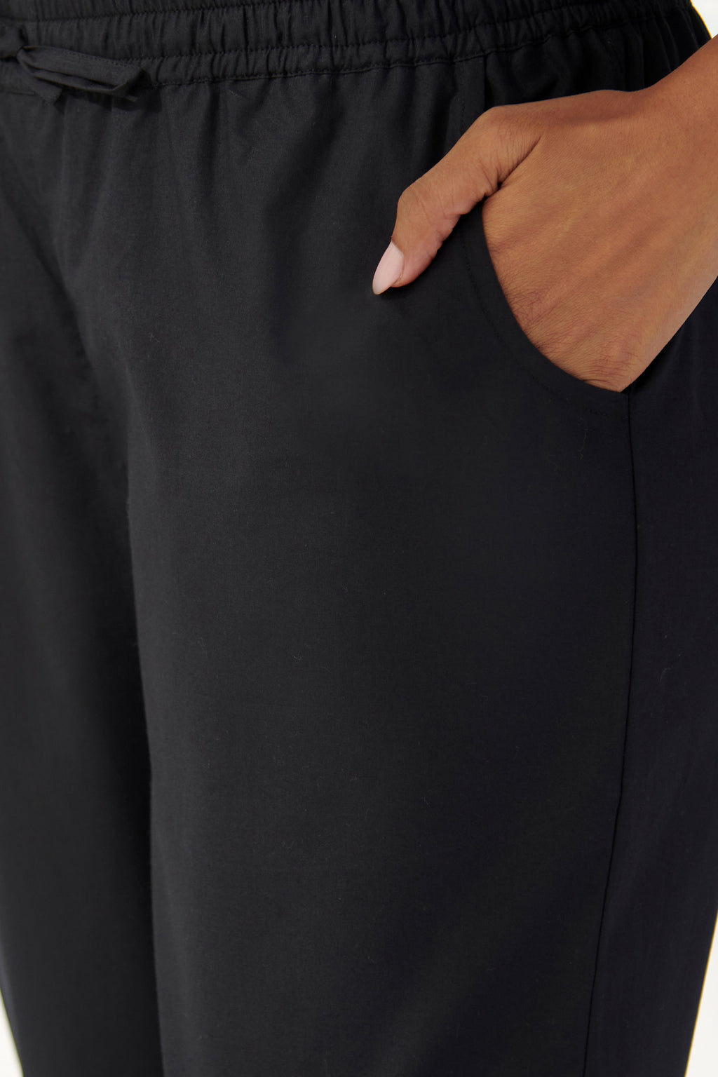 Surplus: Roza Zeinab Black Narrow Pants