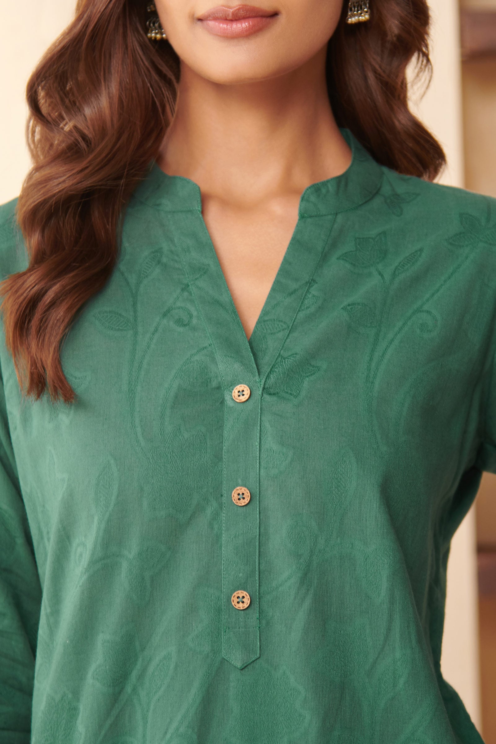 Roza Amira Teal Green Co-Ord Set